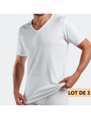 Lot de 3 T-shirt blanc ThermoJet