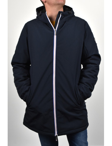 Blouson long Softshell - Imperméable -Marine - Homme - MaxWay