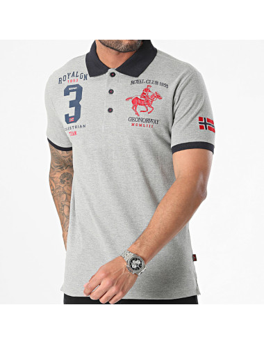 Polo manches courtes - Coton maille piqué - Homme - Geographical-norway