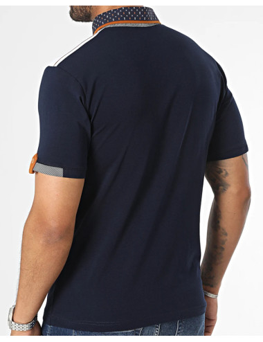 Polo manches courte fin extensible homme