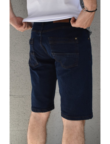 Short jean grande taille - Homme - Matière extensible