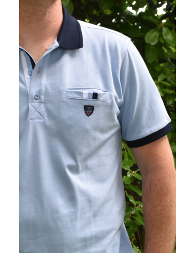 Polo maille piquée en coton