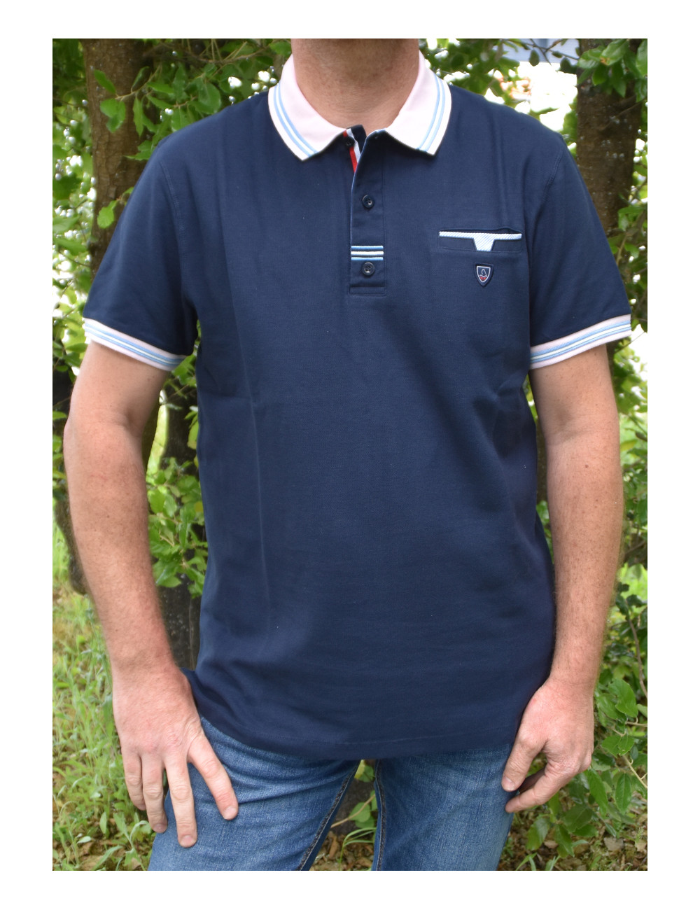 Polo Win's maille coton piqué 100% coton