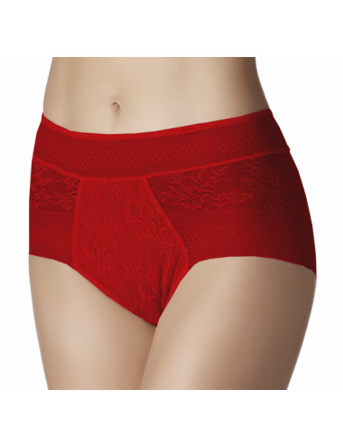 Culotte haute invisible ROUGE JANIRA