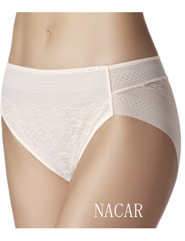 Culotte en dentelle invisible nacar MIDI