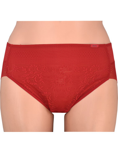 Culotte en dentelle invisible rouge MIDI