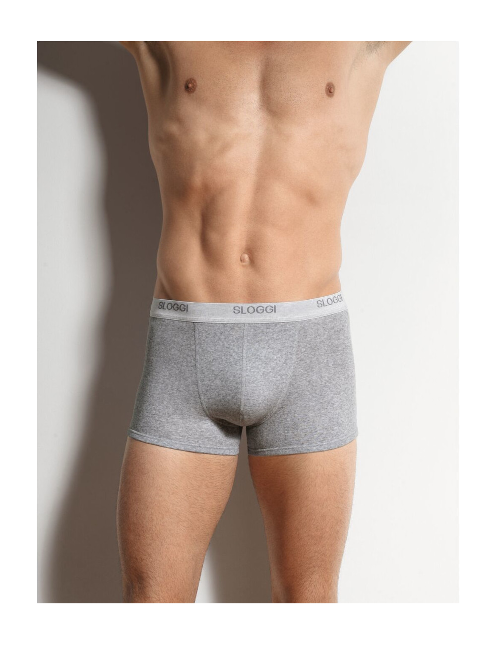 Boxer Sloggi Basic Gris chiné