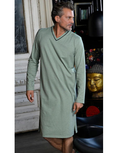 Chemise de nuit manches longues