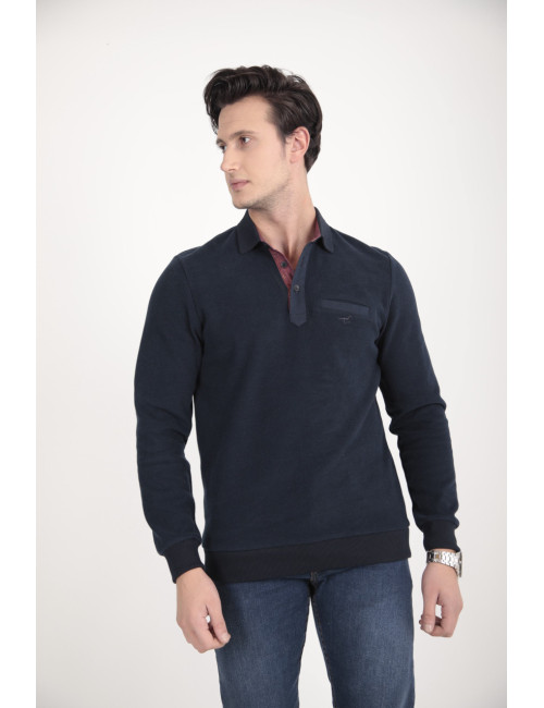 Polo homme marine - idées cadeaux