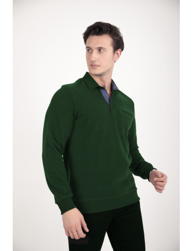 Pull polo homme