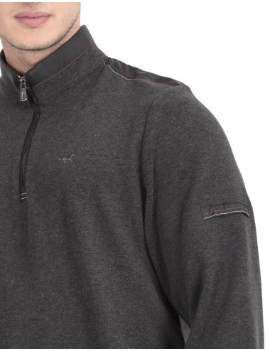 Pull polaire homme Anthracite