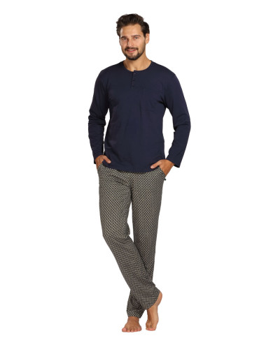 Pyjama homme - Jersey - Coton - 4XL - Manches longues - COMTE