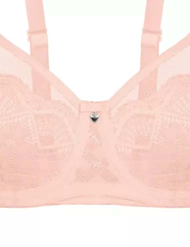 soutien gorge armature - abricot - femme - taille 100B - sassa