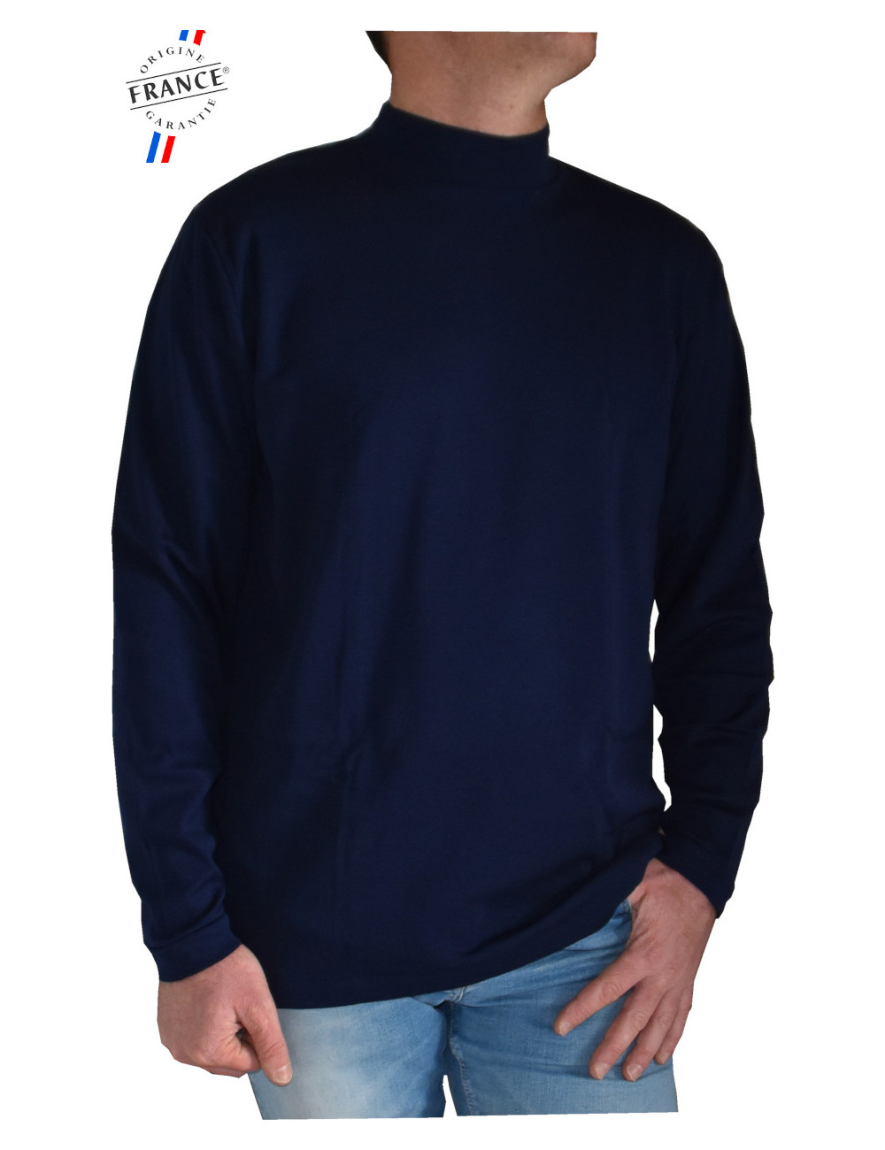 T-shirt Thermique Homme - Noir - Col V - Achel par Lemahieu