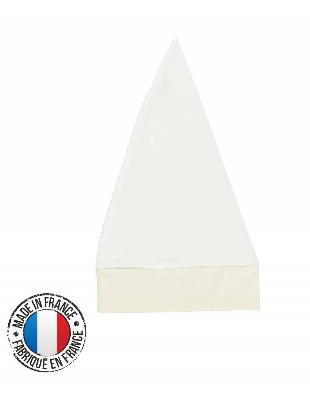 bonnet de nuit blanc - bonnet fabrique en france Reference : 3860